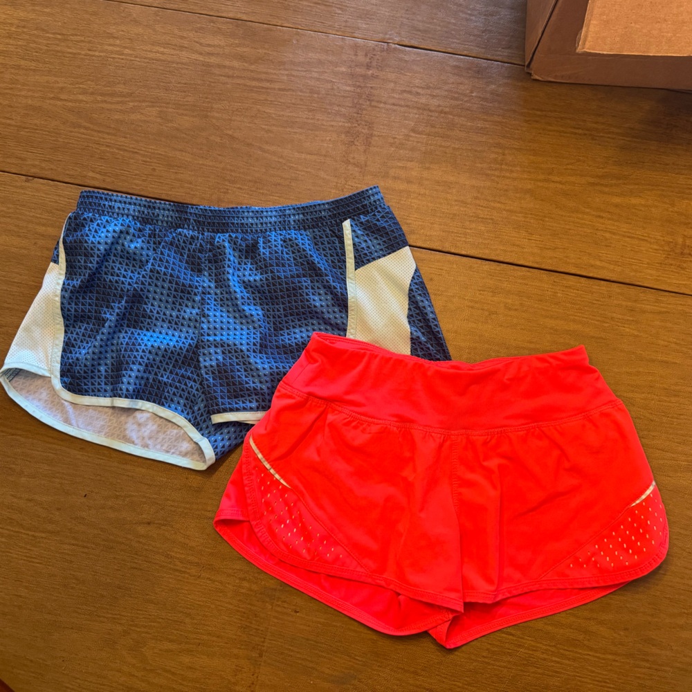 Champion Red and Pink Athletic Shorts